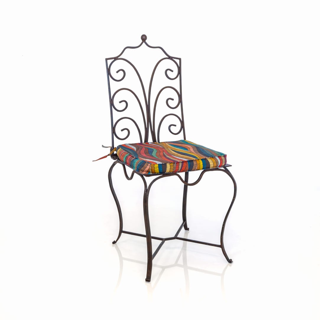 4x Chaises en fer forgé (inclus)