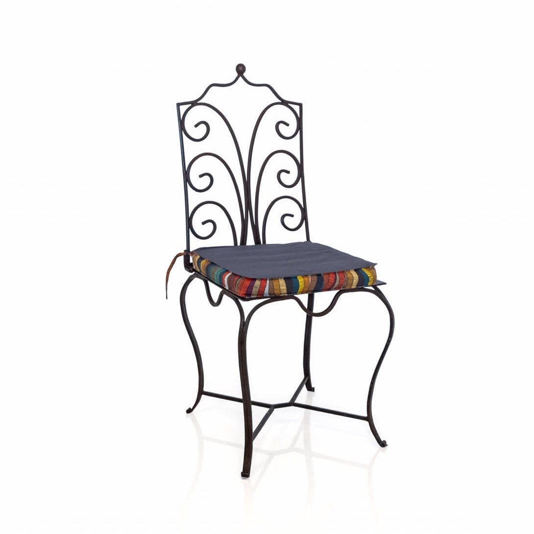 4x Chaises en fer forgé (inclus)