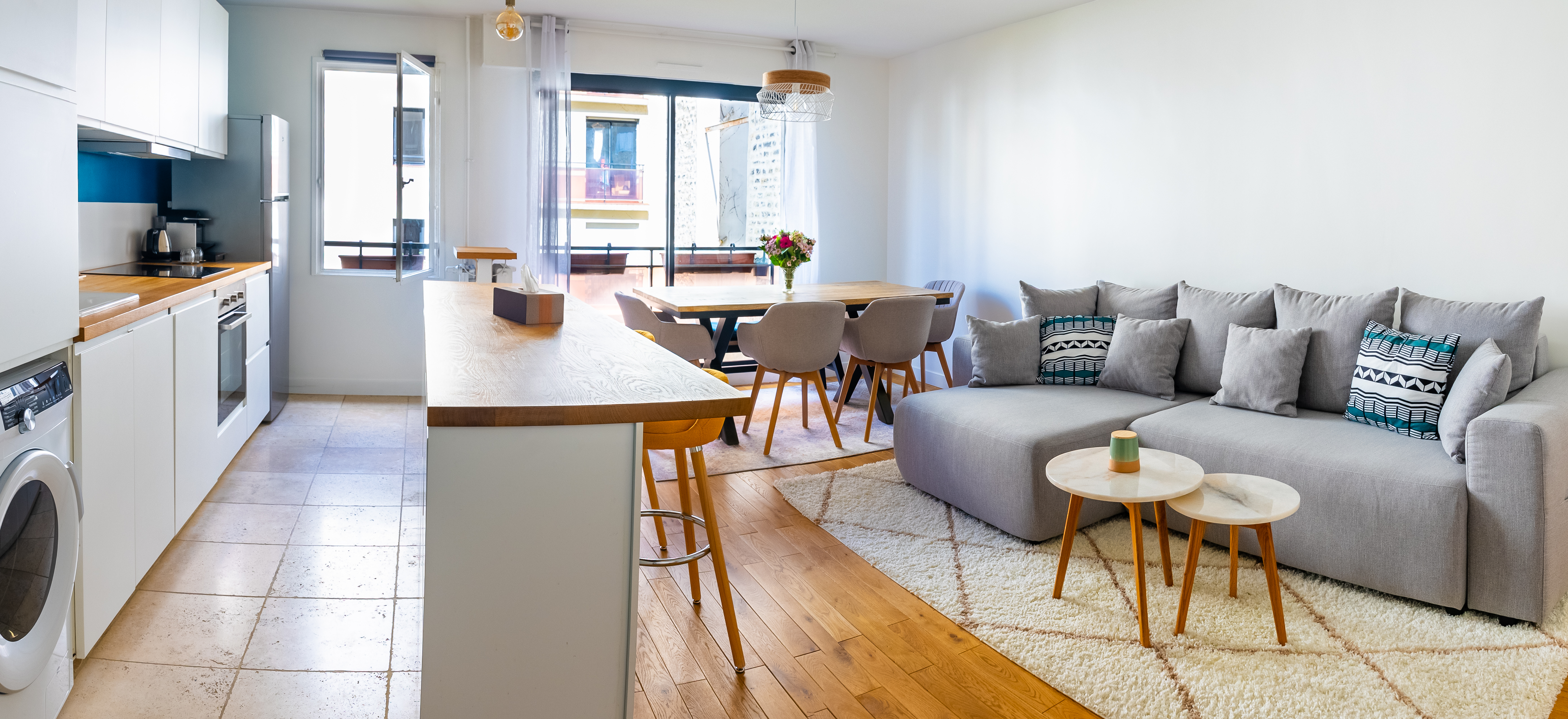 photo immobilier salon