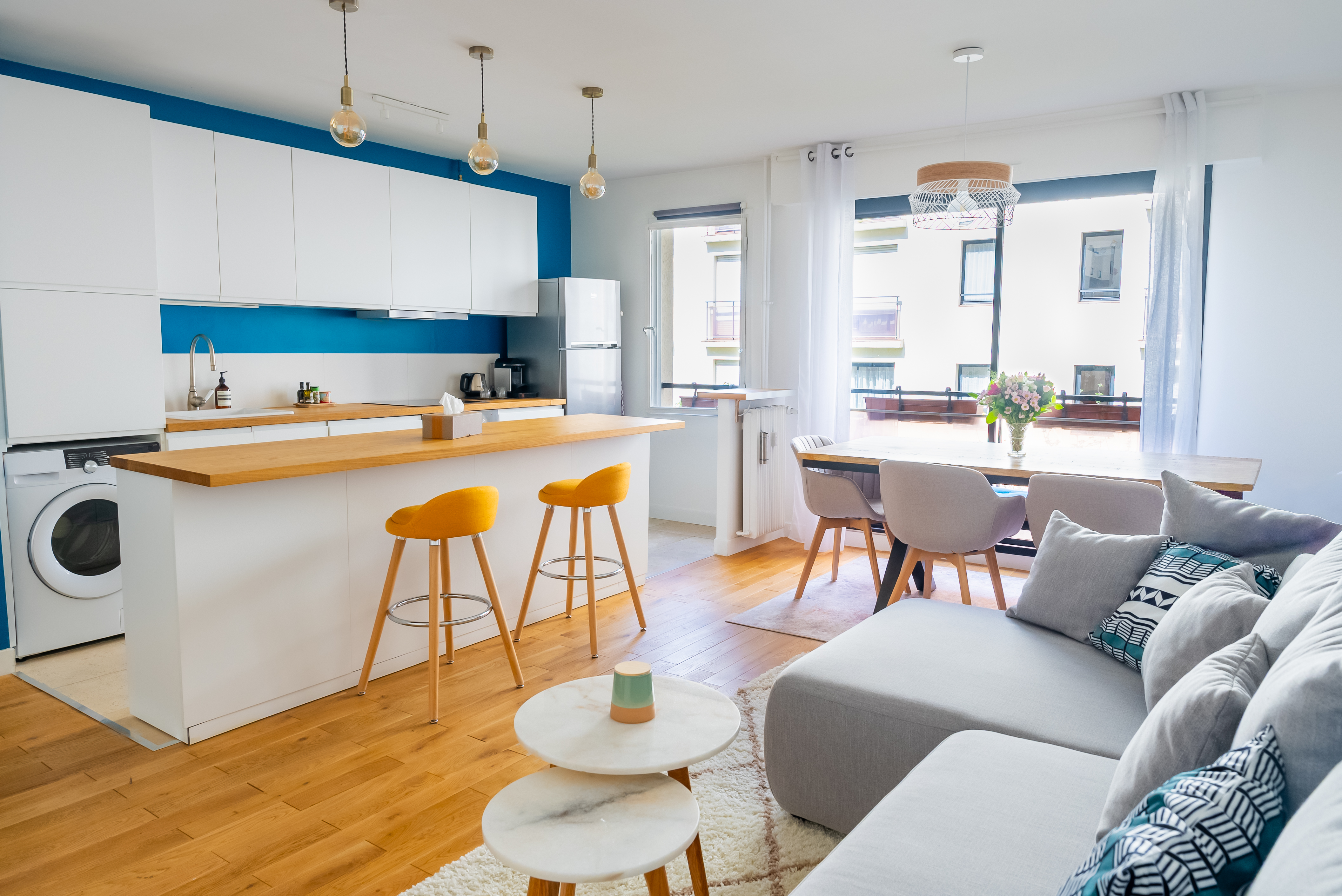 photo immobilier salon