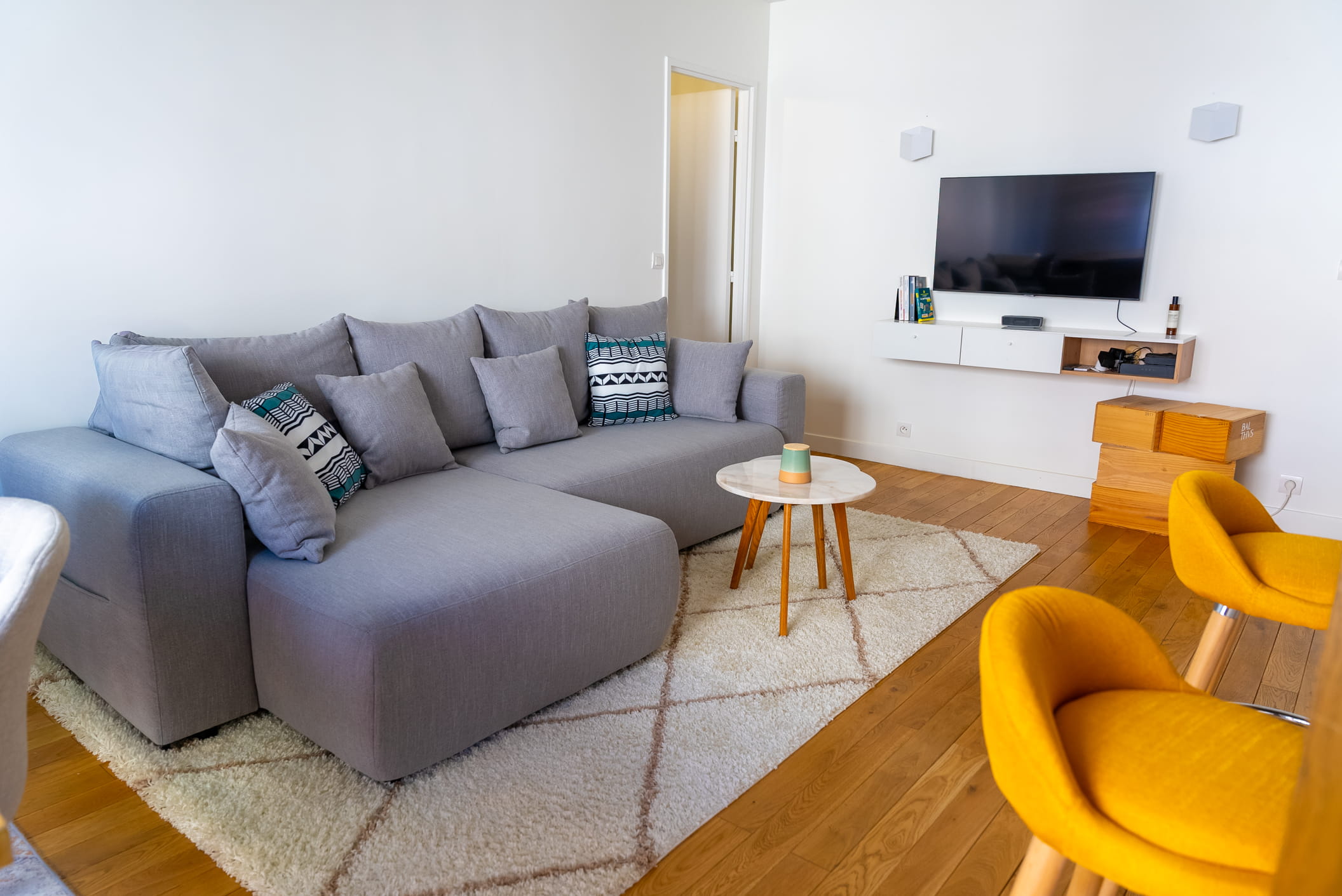 photo immobilier salon
